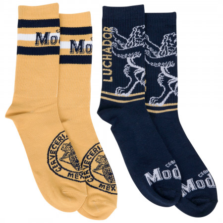 Modelo Especial Classic Logos Men's Crew Socks 2-Pack